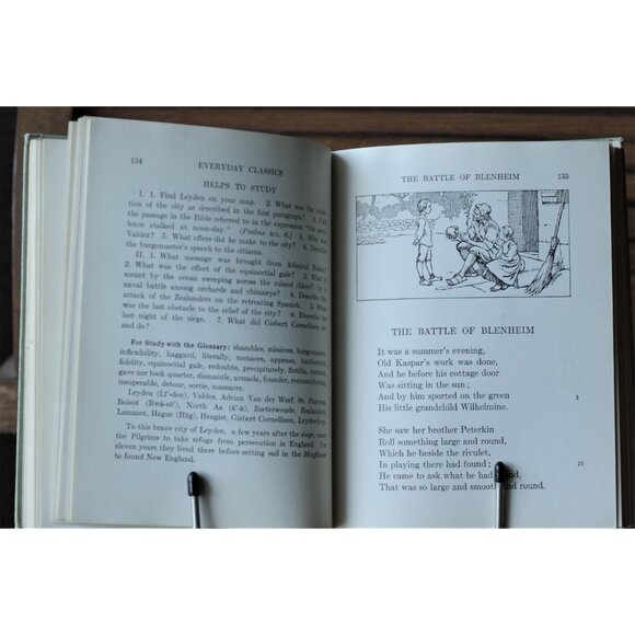 Antique School Reader, Everyday Classics Fifth Reader, Baker and Thorndike 1928 - Picture 7 of 9